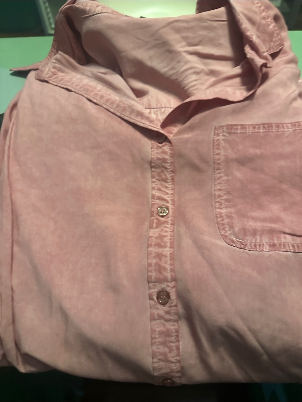 Velvet Heart Pink Button-Down Shirt